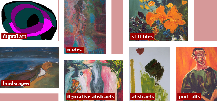 Paintings Portfolio Navigation