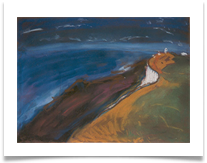Beachy Head :: Chalk Pastel/Charcoal on Paper (Framed) :: 34" x 30" :: � 1,215