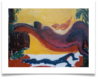 Conception :: Oil Bars on Canvas :: 20" x 16" :: � 340