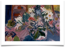 Daisies :: Oil on  Canvas (Framed) :: 24" x 22" :: � 655
