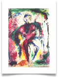 Face in my Heart :: Oil & Vinyl on Canvas :: 4' x 3' :: � 2,265