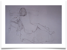 Faint Sketch Slade :: 30"x26" :: � 305