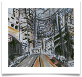 Into the New Millennium :: Mixed Media on Paper (Framed) :: 24" x 24" :: � 690