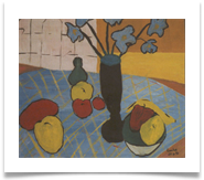 Isa's copy of Matisse :: Watercolour on Paper (Framed) :: 24" x 22" :: � 210