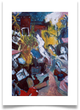 Memory to my Roots (After Kitaj) :: Oil On Canvas :: 36" x 32" :: � 1,740