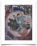 Oil Teapot Still-Life :: Oil on Board :: 24" x 22" :: � 315