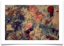 Part of the Cosmos :: Oil & Vinyl on Canvas :: 18" x 16" :: � 690