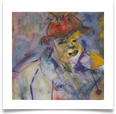 Queen Mother :: Watercolour/Ink :: SOLD
