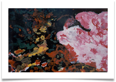 Rhododendrons - Kenwood :: Watercolour on Paper (Framed) :: 28" x 20" :: � 340