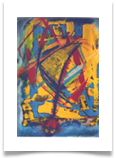 Sea of Hope :: Pastel & Vinyl on Paper(Framed) :: 30" x 26" :: � 865