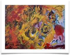 Self Portrait 2001 :: Oil on Canvas (Framed) :; 24"x18" � 690