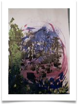 Swiss Mountain Scene :: Watercolour on Paper (Mounted) :: 24" x 18" :: � 515