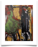 The Meeting :: Oil on Canvas :: 18" x 14" :: � 865