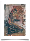 Thinking Woman :: Oil on Paper :: 28"x22" :: � 515