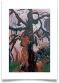 Tree, Waterlow Park :: Oil on  Canvas (Framed) :: 24" x 20" :: � 510
