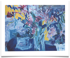 Winter Flowers :: Oil on Canvas :: 24" x 22" :: � 690